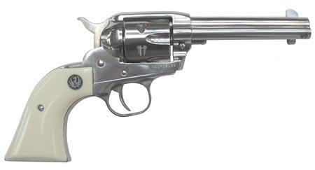 ruger single action revolver with white grip