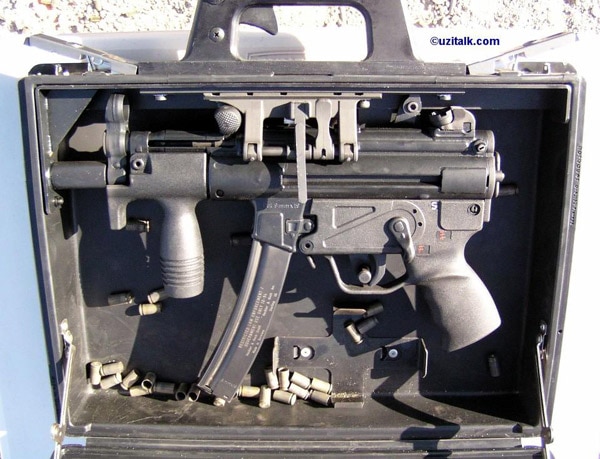 HK operational briefcase with MP5