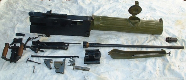 Maxim M1910 disassembled