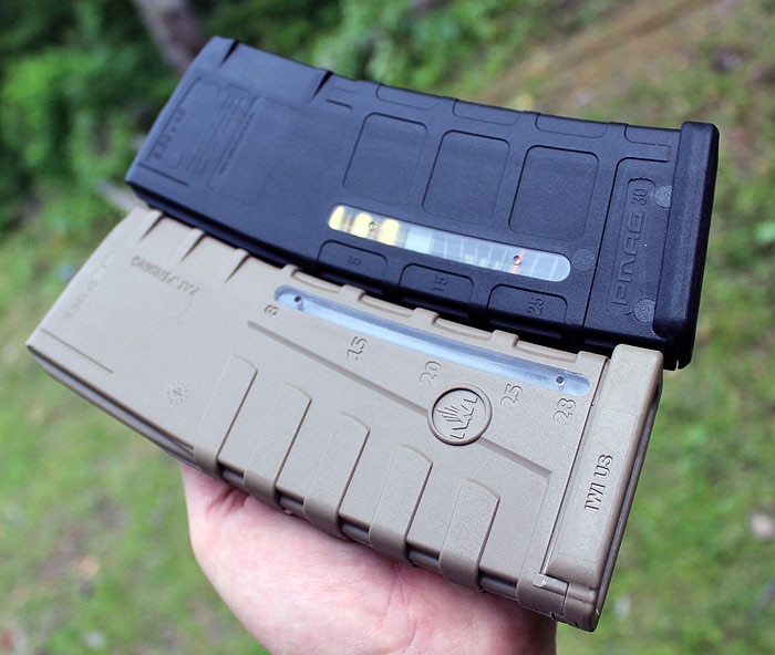 2 iwi tavor mags in hand