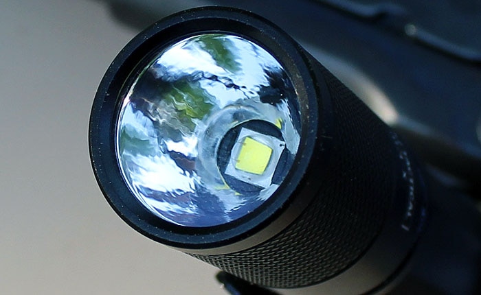 view of flashlight