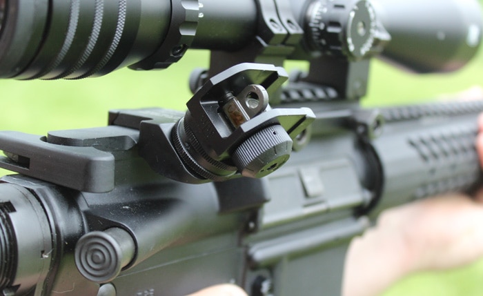 scope view of rifle