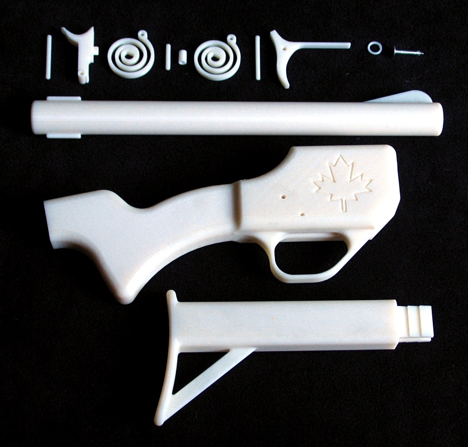 canadian 3d printed gun parts