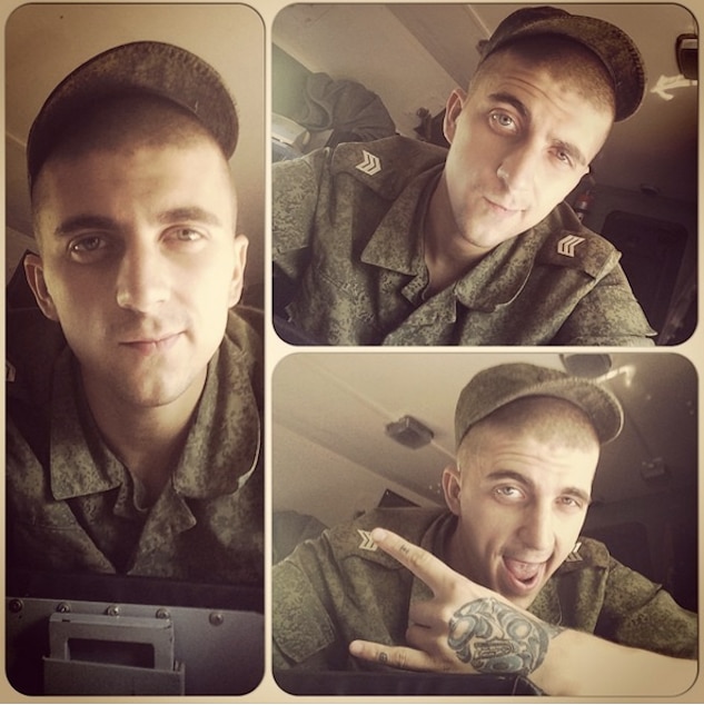 russian soldier selfie