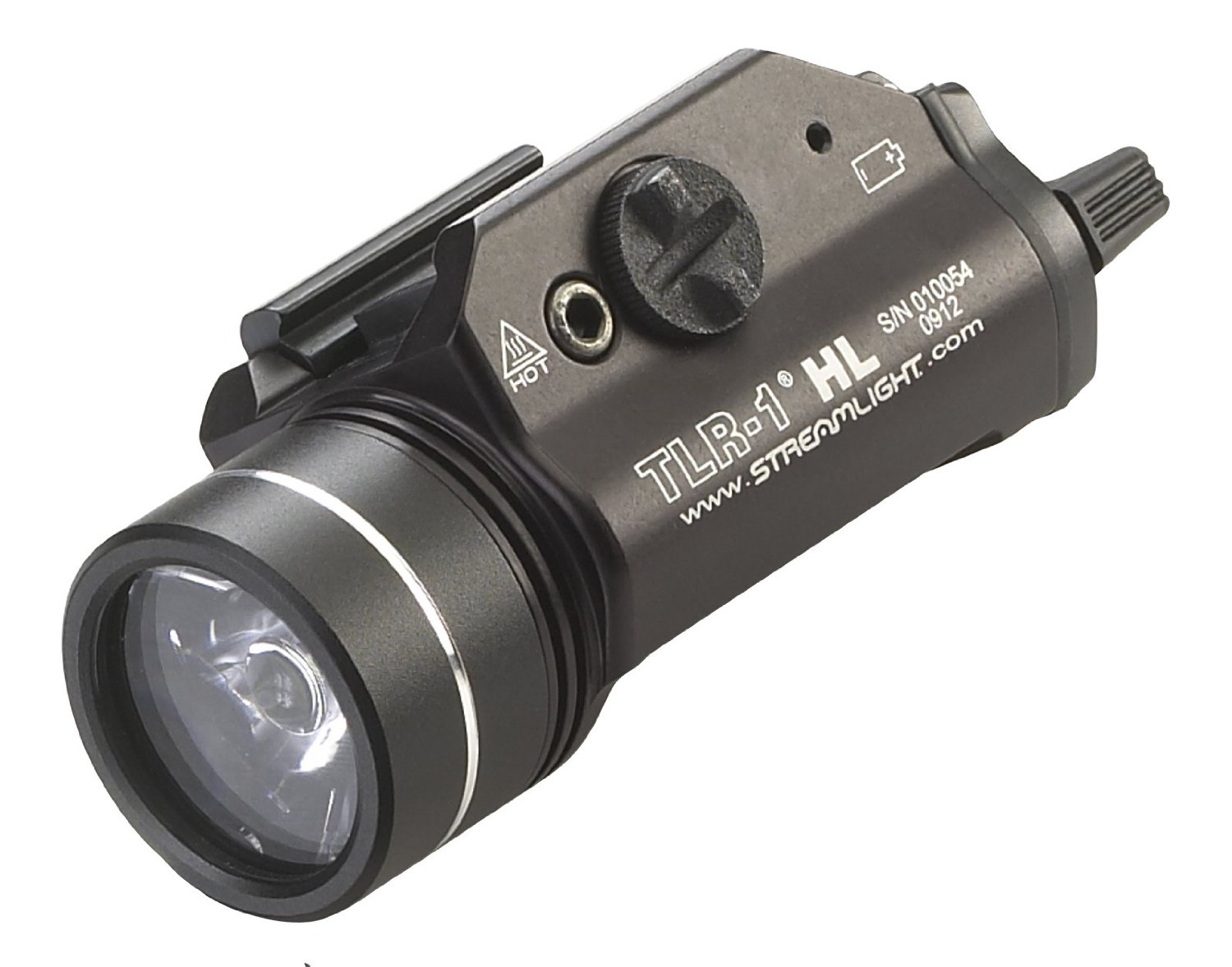 streamlight tlr1 tactical light on white background