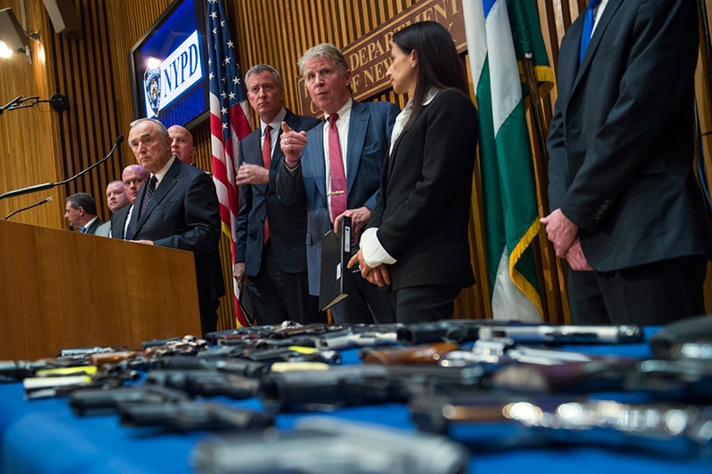 New York City officials say this is the 20th indictment for gun trafficking. (Photo: NYC Mayor's Office)