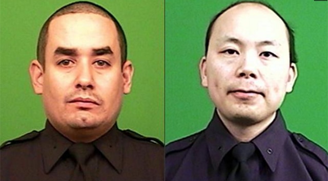 NYPD officers ambushed and killed