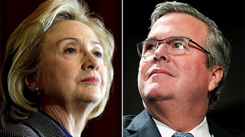 Hillary Clinton and Jeb Bush (Photos: Getty)
