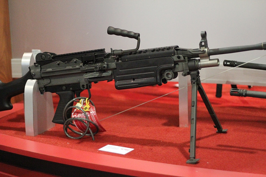 FNH USA M249S SAW light machine gun variant 