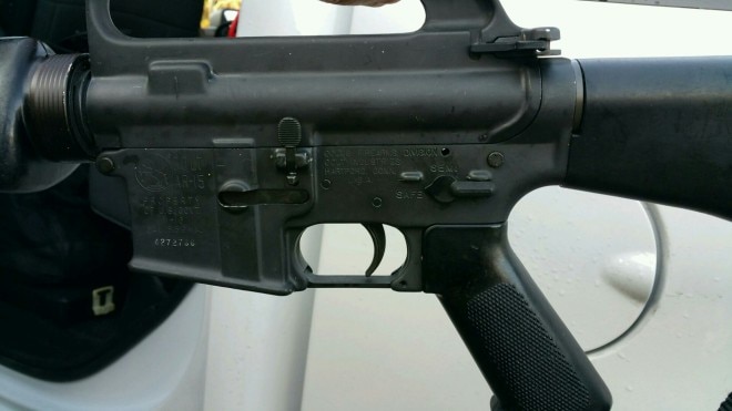 Colt M16 found on side of road gets fast reunion