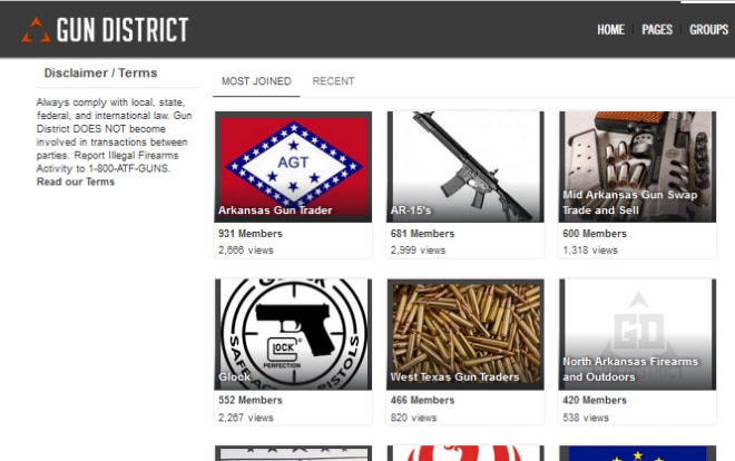 With gun groups on the social media outlet disappearing, some are looking elsewhere and moving to sites such as Gun District and MeWe that are more open to their needs.