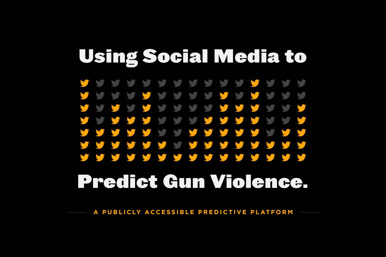 A gun violence prevention platform using data scraped from the Google searches and social media chatter debuted at SXSW this week. 