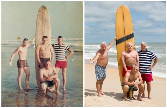 Marines reunite 50 years later to recreate photo taken near Camp Pendleton