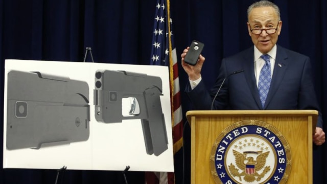 Schumer wants to lower the boom on cell phone gun citing terrorist concerns
