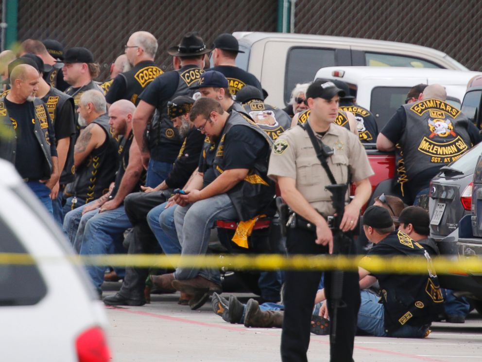Of the 39 who are not facing charges at this time, none of them are members of the Bandidos Motorcycle Club or the Cossacks Motorcycle Club. (Photo: AP) 