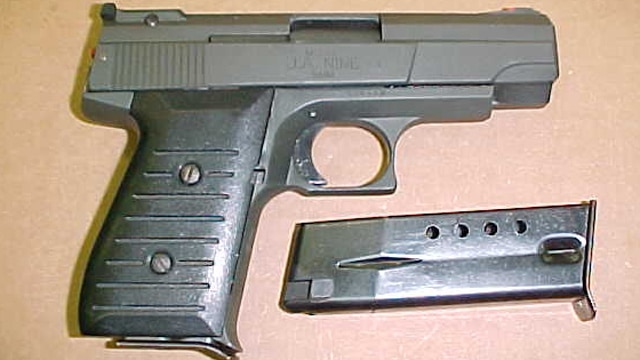 Jimenez 9mm pistol
