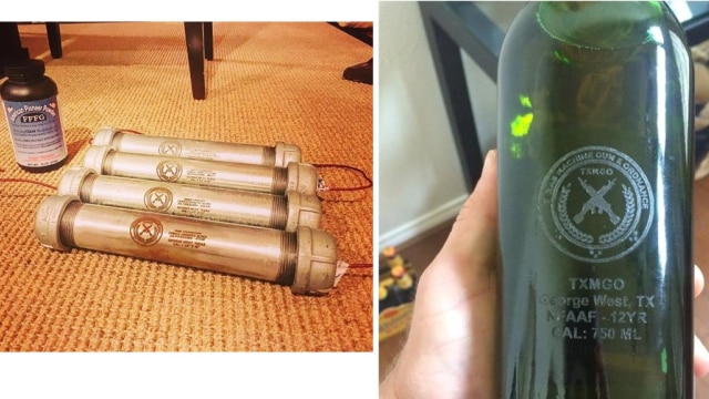 Texas gun shop selling NFA legal Molotov cocktails and pipebombs on Gunbroker