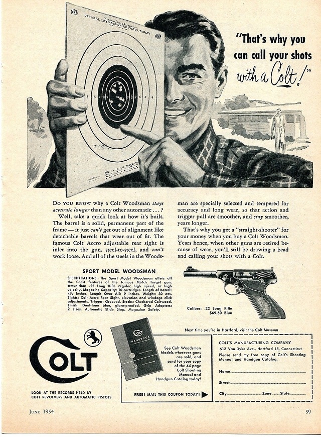 This is how likely you are to get a 1954 Colt Woodsman for $49 today