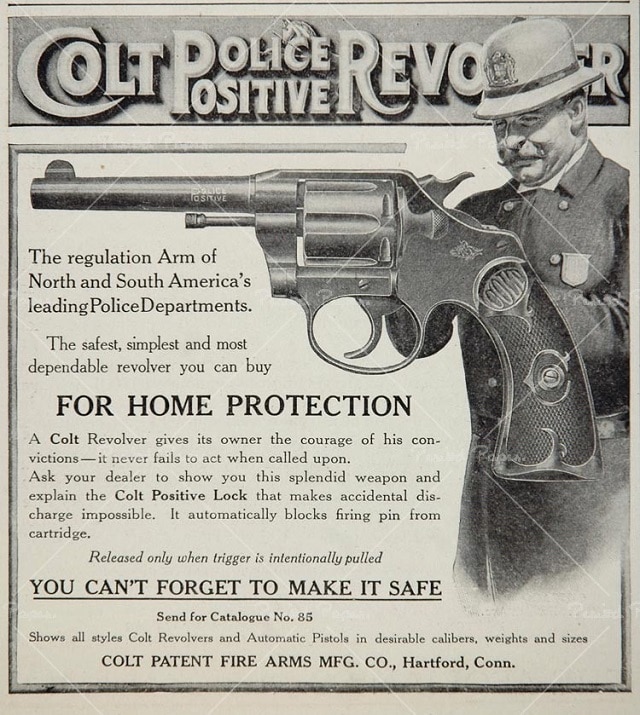 The Colt Police Positive was a favorite of the Keystone Cops era