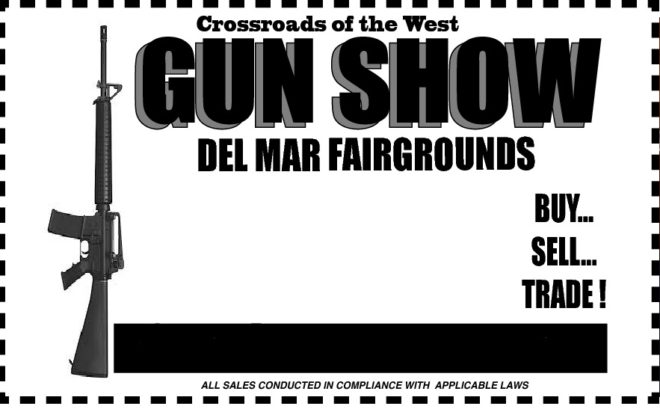 The Crossroads of the West gun show has called Del Mar home for a quarter century, and the organizer behind it says it is tightly regulated. 