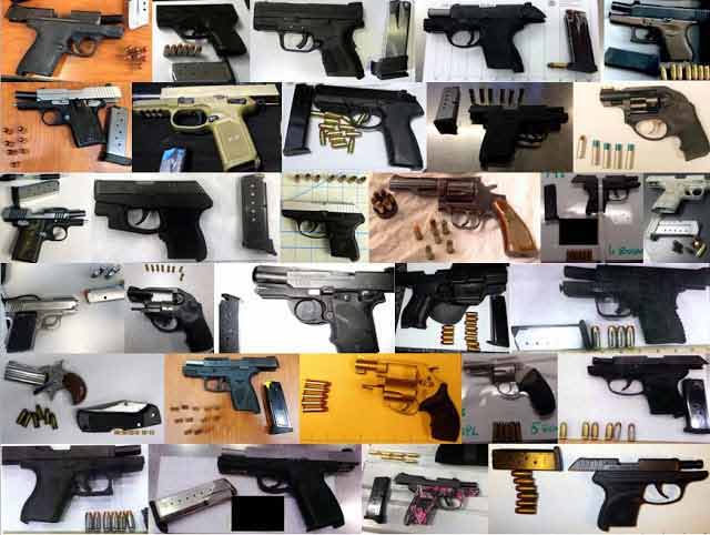 guns seized by tsa