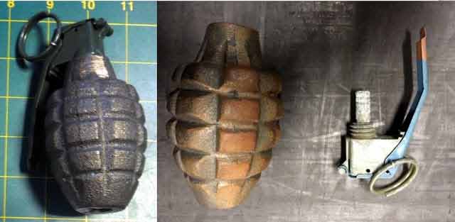 grenade seized by tsa