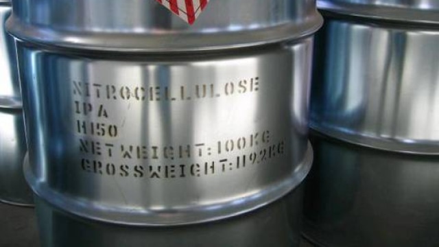 Wetted nitrocellulose is used in the production of everything from varnishes and thinners to ammunition and propellant, and the ATF has rescinded their recent determination that the component was a high explosive pending "further industry outreach." (Photo: ec21.com)