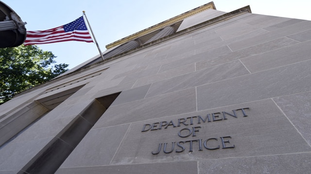 The Department of Justice in Washington, D.C. on Thursday, Aug. 27, 2015. (Photo: Susan Walsh/Associated Press)