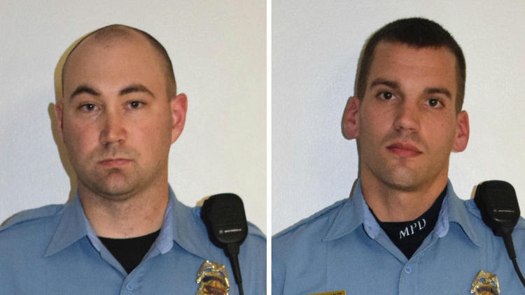 Minneapolis Police Department officers Mark Ringgenberg, left, and Dustin Schwarze. (Photo: Minneapolis Police Department)