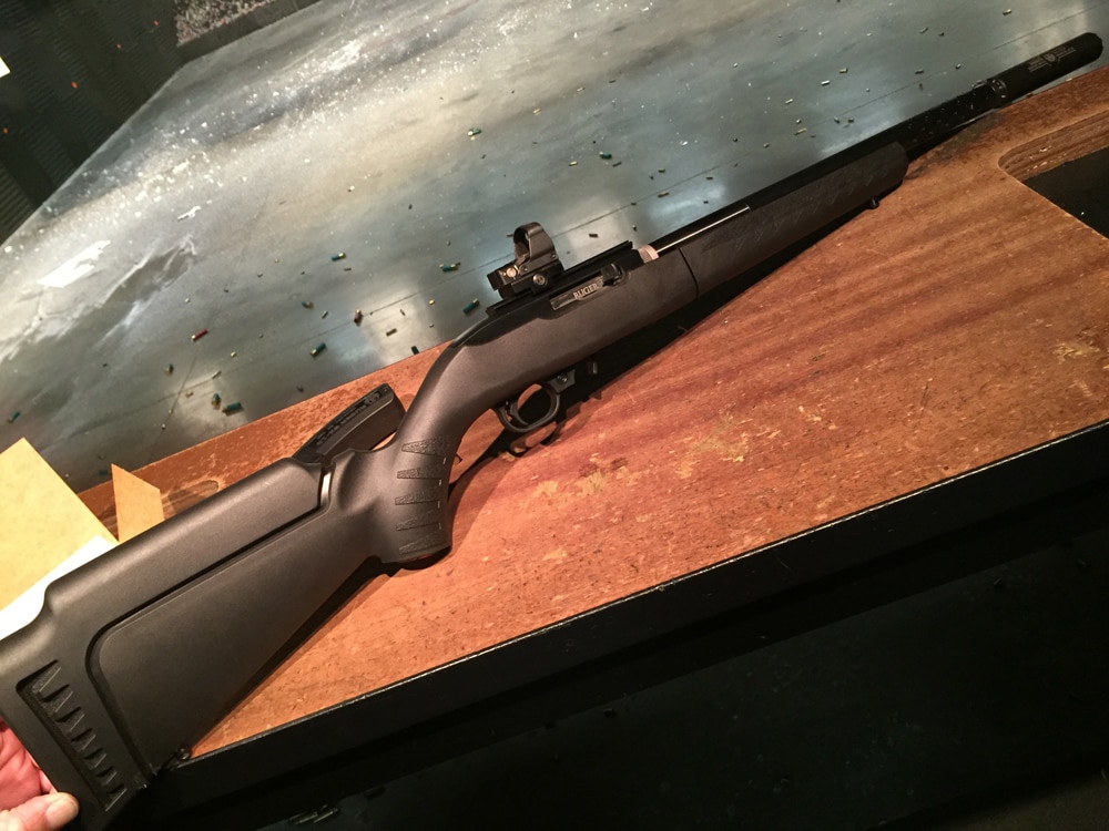 Ruger American .22 with suppressor. (Photo: Team HB) 