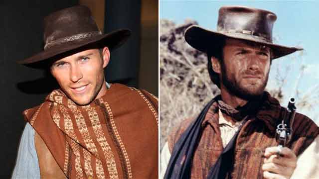 Scott Eastwood and Clint Eastwood comparison