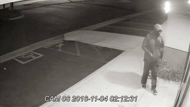 The suspect outside Gun Boss Armory on Nov. 4. (Photo: Redland Police Department)