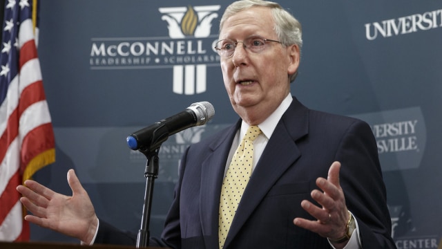 U.S. Senate Majority Leader Mitch McConnell will likely continue in his current role in the next Congress after Republicans lost a seat Tuesday and still has two in play. (Photo: J. Scott Applewhite/AP)