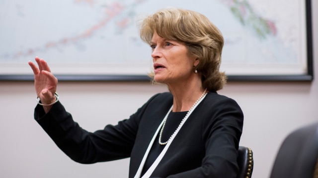 Alaska Sen. Lisa Murkowski feels the federal government's policy when it comes to gun prohibitions for legal marijuana users may go too far. (Photo: Bill Clark/CQ Roll Call)