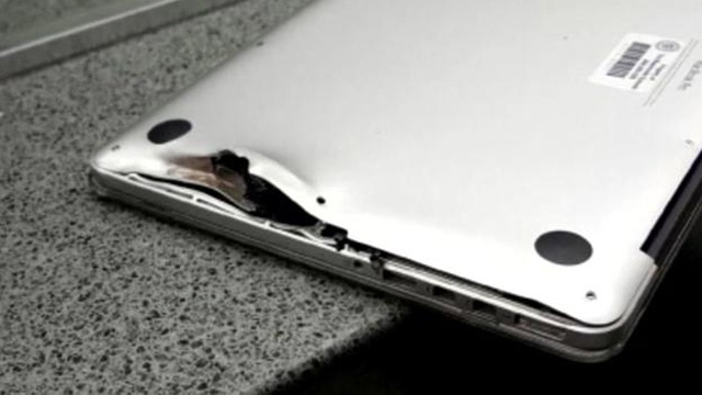 laptop damage from bullet