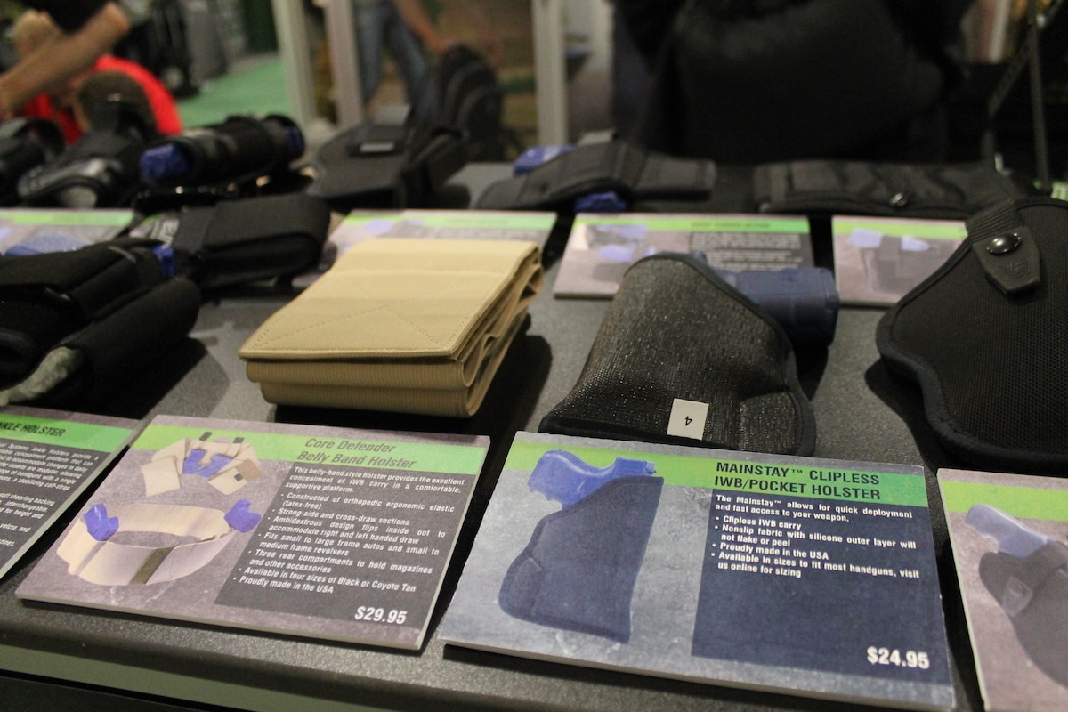 Elite Survival Systems offers a bevy of holsters to include clipless and belly band styles. (Photo: Jacki Billings)