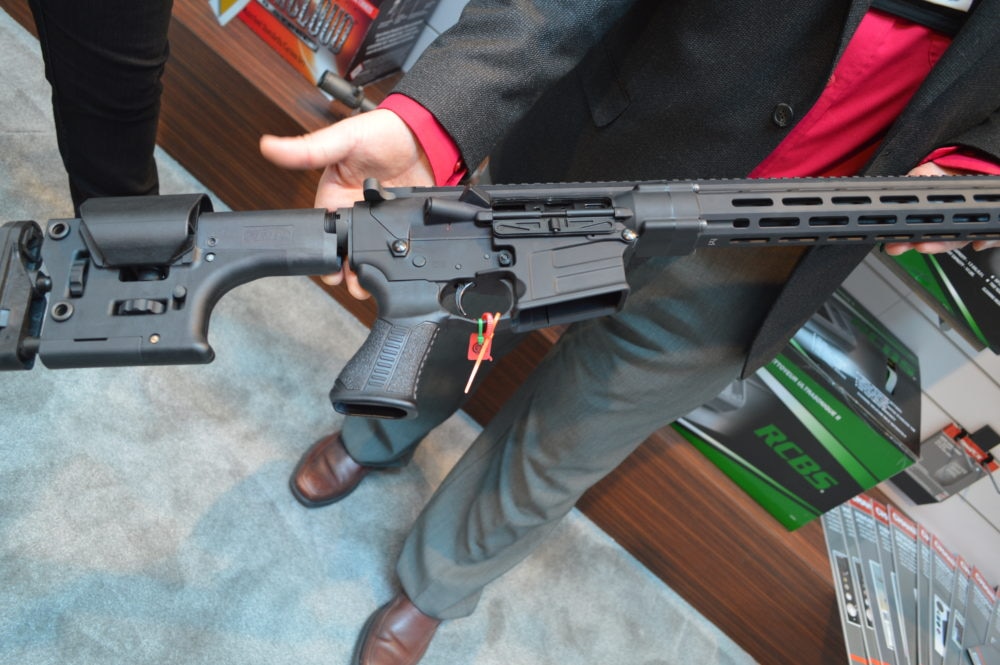 Detailed look at the Savage MSR-10 Long Range rifle. (Photo: Kristin Alberts)