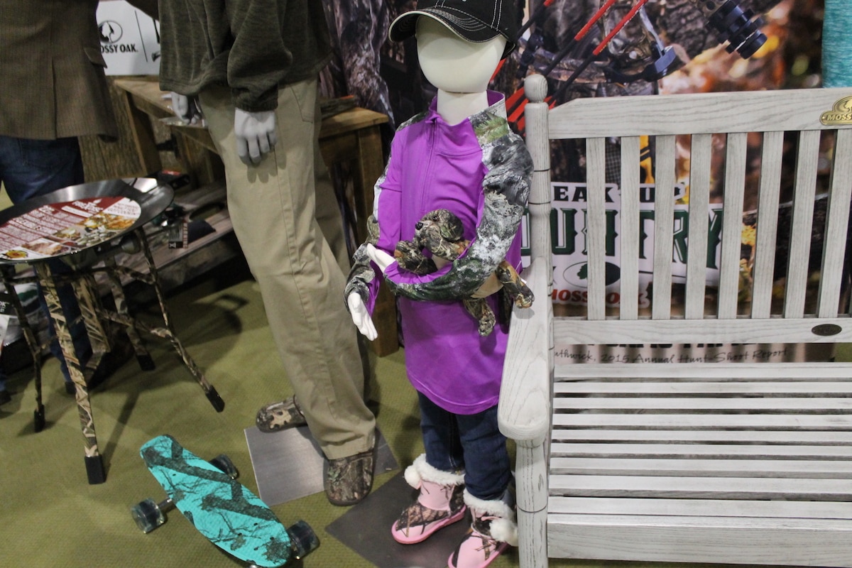 We couldn’t forget the littlest of ladies. Mossy Oak’s purple and camo attire for the smallest of huntresses. (Photo: Jacki Billings)