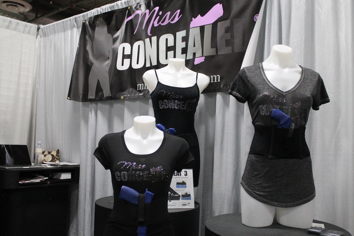 A selection of belly band style holsters from Miss Concealed. (Photo: Jacki Billings)