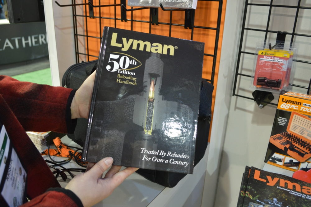 Lyman's 50th Reloading Manual was released at SHOT. (Photo: Kristin Alberts)