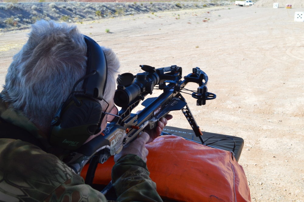 The hot new Ravin R15 crossbow shooting at 425fps makes 3" groups at 100 yards the norm. (Photo: Kristin Alberts)