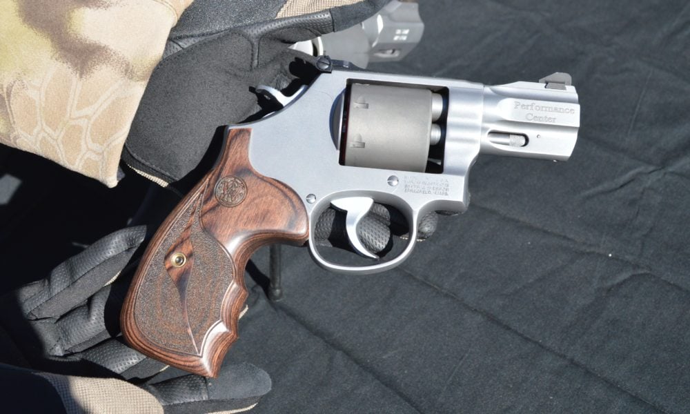 The 986 revolver is chambered in 9mm and ships with half-moon clips. (Photo: Kristin Alberts)