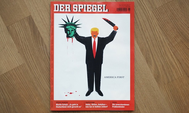 Trump german magazine cover