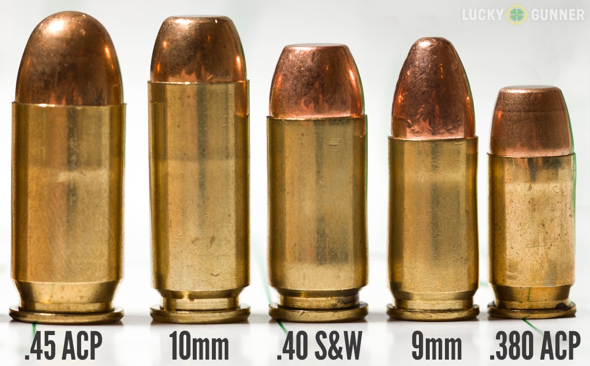 The 10mm round was eventually flattened and shortened to become the .40 S&W. (Photo: Lucky Gunner)
