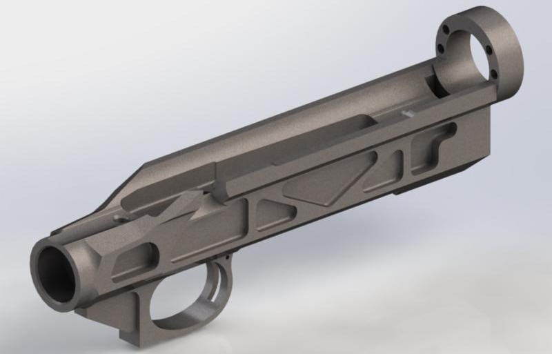 The modular chassis comes in two varieties with the lightened chassis, pictured above, offering less weight on rifle build. (Photo: Best Damn Guns)