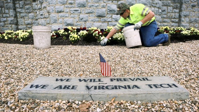 virginia tech memorial marker