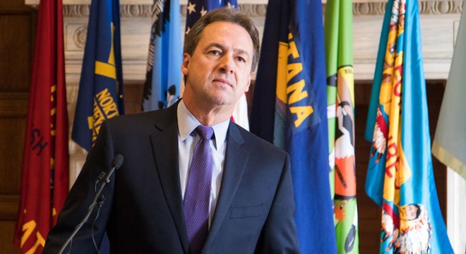 Gov. Steve Bullock this week rejected a constitutional carry bill for the third time since 2013 as well as one allowing guns in post offices in Montana. (Photo: Freddy Monares/UM Legislative News Service)