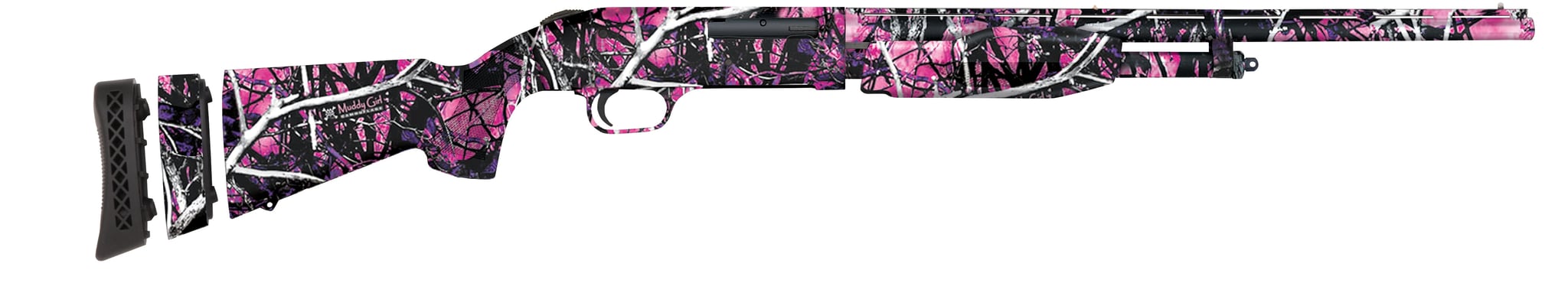 Mossberg adds a new chambering in the 510 Mini Muddy Girl series with 410 bore joining 20 gauge. (Photo: Mossberg)