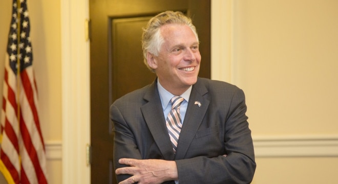 Gov. Terry McAuliffe has vetoed two bills expanding carry rights in Virginia this week. (Photo: governor.virginia.gov)
