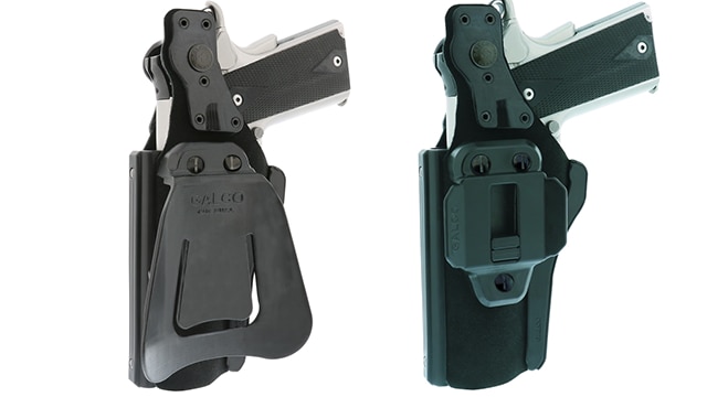 The holster comes with a belt slot and paddle attachment to giver wearers more options when it comes to concealment. (Photo: Galco Gunleather)